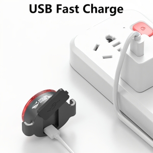 چراغ عقب شارژی ضدآب دوچرخه اسمایلینگ شارک مدل CW-D400