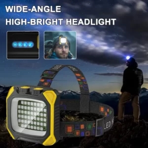 چراغ پیشانی شارژی 3000 میلیآمپرساعت اسمایلینگ شارک مدل TD0183