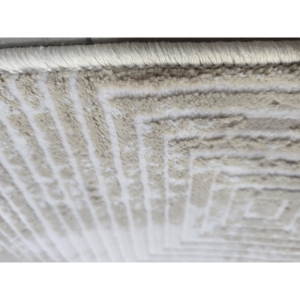 فرش ماشینی سامر طرح 5540 کرم نسکافه ای