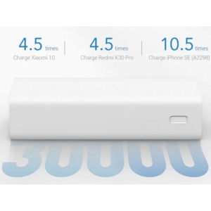  پاور بانک شارژ سریع تایپ سی و یو اس بی 30000 شیائومی مدل PB3018ZM 