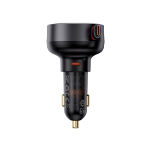  شارژر فندکی فست شارژ ماشین تایپ سی 60 وات بیسوس مدل C00057802111-01 