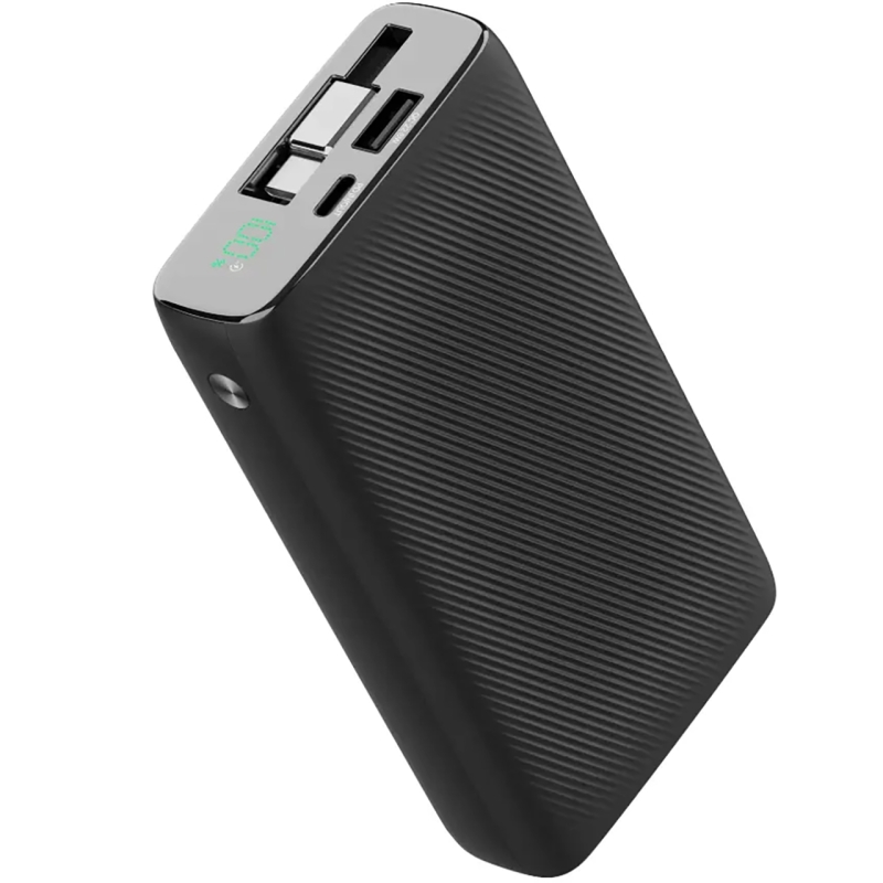  پاوربانک 35 وات 20000 پاورولوژی به همراه کابل تایپ سی جمع شونده مدل ppbcha72 