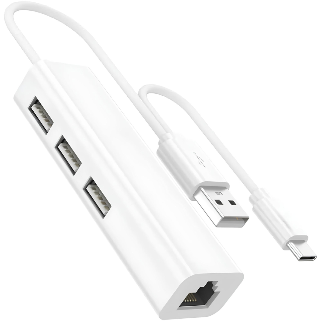  هاب تایپ سی و یو اس بی 4 پورت پرووان مدل PHU551 