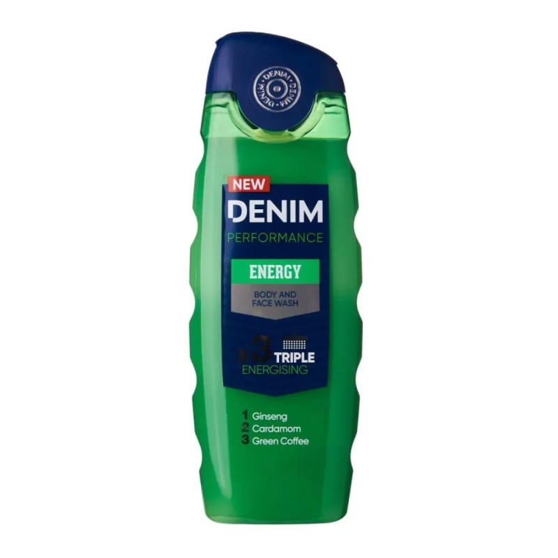 شامپو بدن انرژی دهنده دنیم Denim Energy حجم 400 میلی لیتر