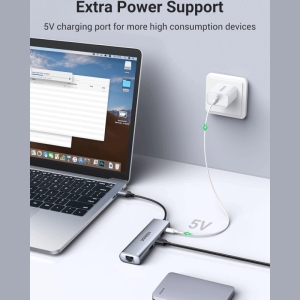  هاب یو‌اس‌بی 5 پورت یوگرین مدل CM266 60812 