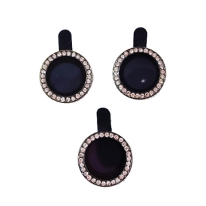 محافظ لنز دوربین مدل نگین دار مناسب برای گوشی موبایل اپل iPhone 14 Pro / 14 Pro Max