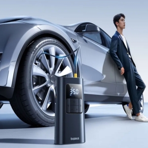  پمپ باد شارژی، چراغ قوه و پاوربانک بیسوس مدل VA1 BS-CG034 