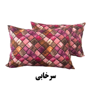 روبالشی مخمل استون طرح سه بعدی دو عددی سایز 50*70