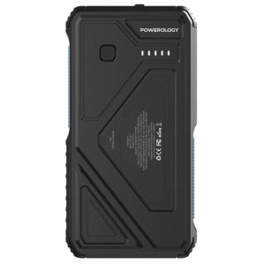  پاوربانک وایرلس خورشیدی 27000 تایپ‌سی و یواس‌بی 22.5 وات پاورولوژی مدل PP077 PPBCHA77 دارای چراغ‌قوه 