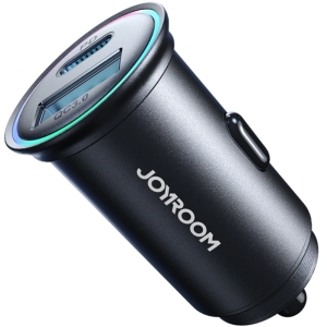  شارژر فندکی فست شارژ ماشین تایپ‌سی و یواس‌بی 60 وات جویروم مدل JR-CCN04 