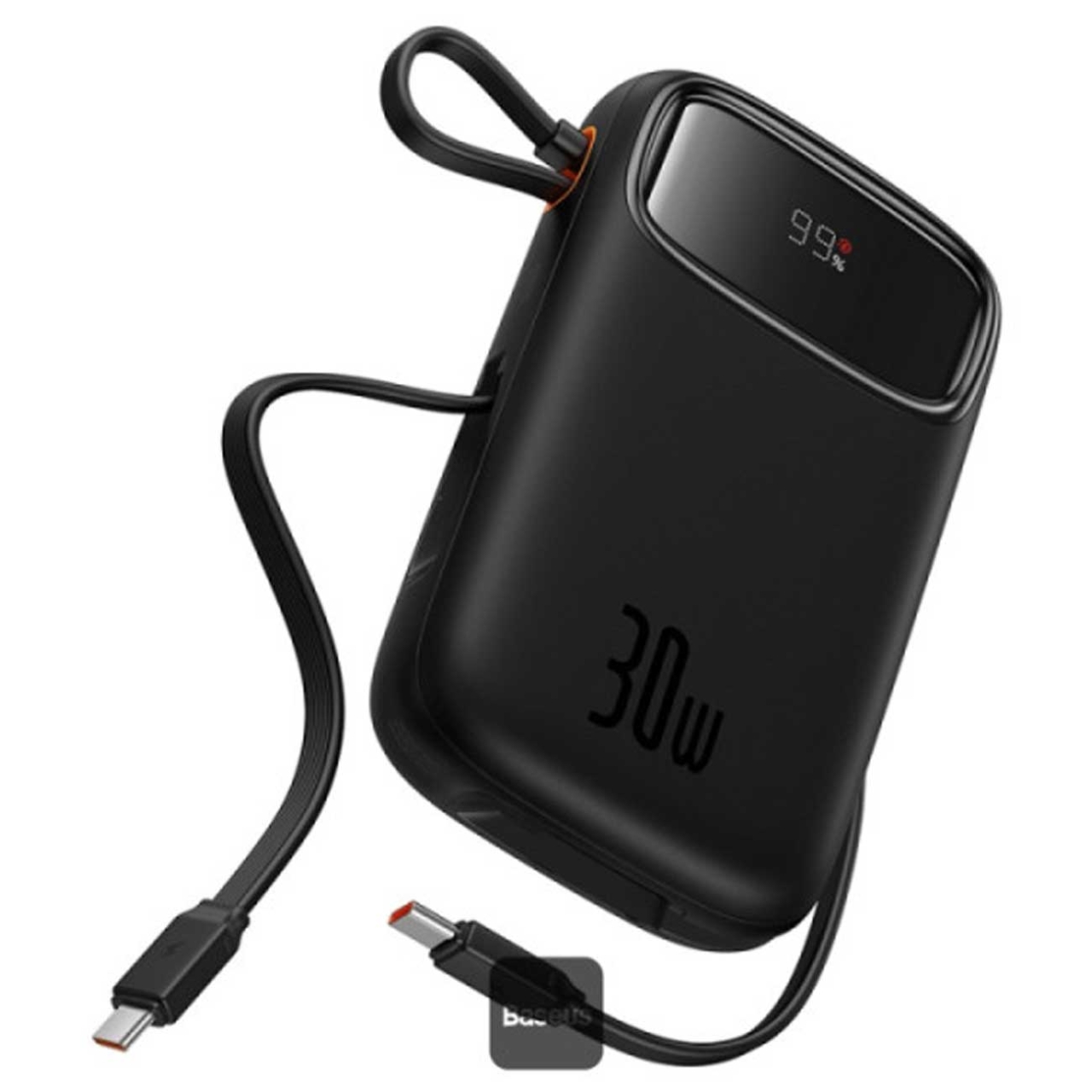  پاوربانک 10000 میلی‌آمپر USB و تایپ‌سی 30 وات بیسوس مدل Qpow 2 PPQD4-10C 