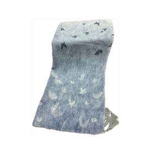 شال زنانه پلیسه نخی - طرح پریا