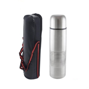 فلاسک یک لیتری استیل مدل کاور دار