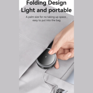  شارژر وایرلس مگنتی رومیزی تاشو 15 وات گوشی، اپل‌واچ و ایرپاد یوسامز مدل CD234 