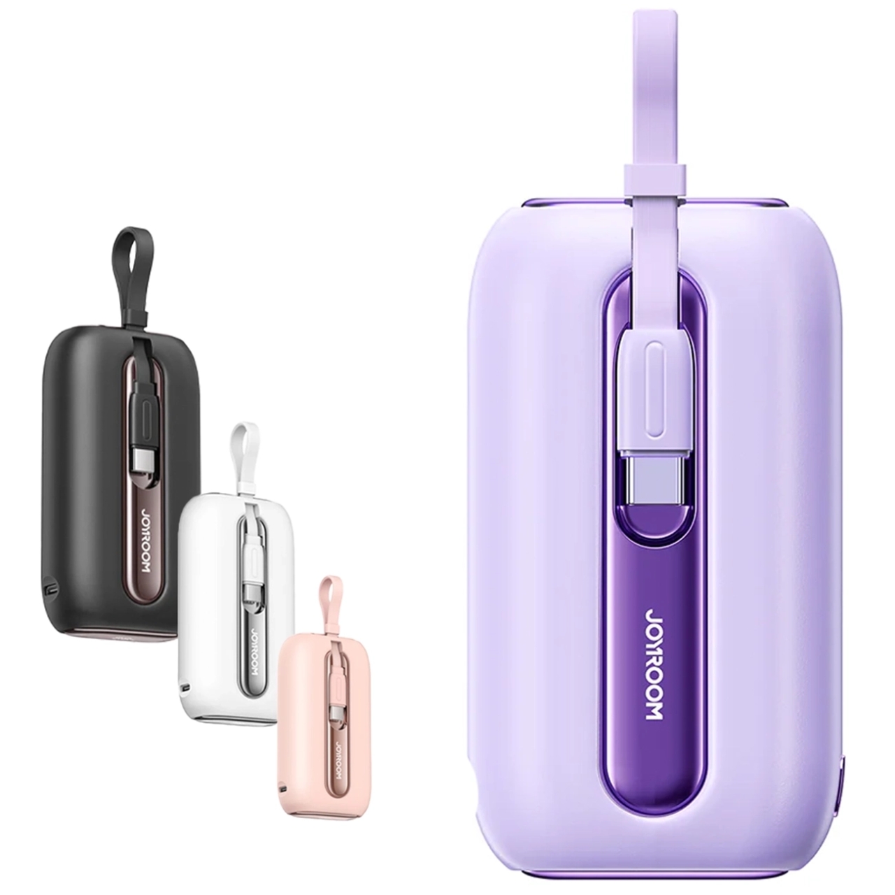  مینی پاوربانک 10000 لایتنینگ و تایپ‌سی 22.5 وات جویروم مدل JR-L012 