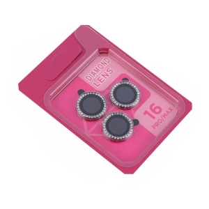 محافظ لنز دوربین مدل نگین دار مناسب برای گوشی موبایل اپل iPhone 16 Pro / 16 Pro Max