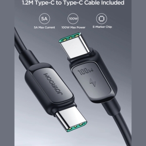  پاوربانک 20000 میلی‌آمپر Type-C و USB فست شارژ 65 وات جویروم مدل JR-PBF04 