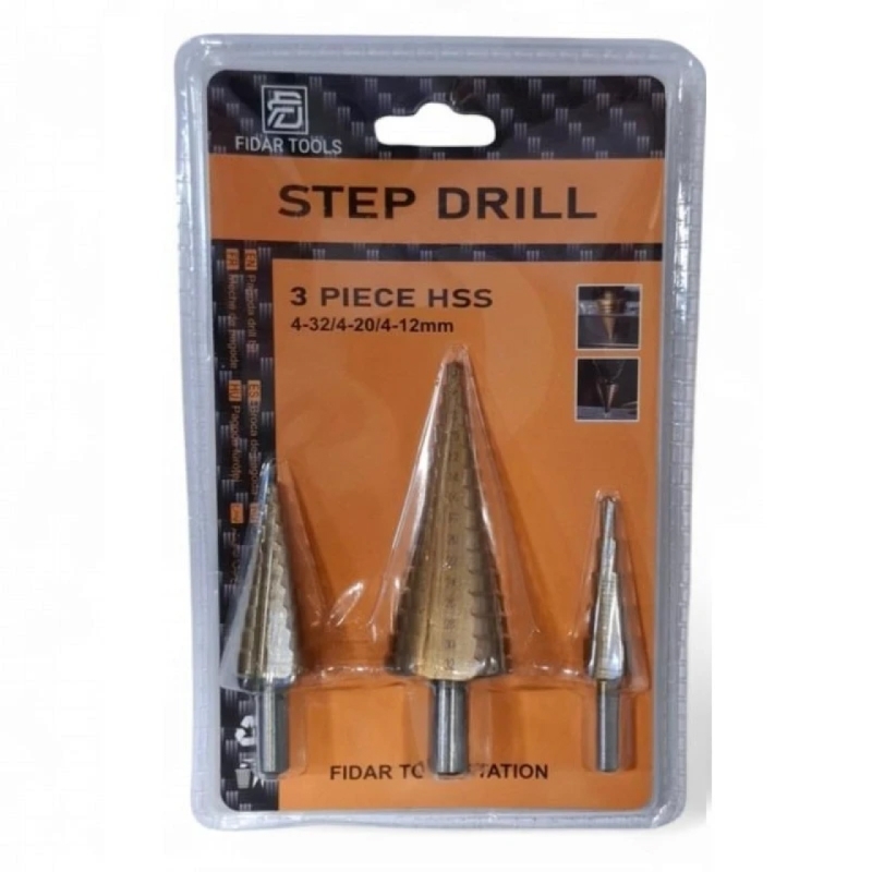 مته کاجی مخروطی مجموعه 3 عددی 