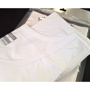 زیرپوش بدون آستین یقه باز مردانه سیلکا مدل ساده