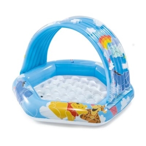 استخر بادی کودک اینتکس سایبان دار مدل خرس پو 58415