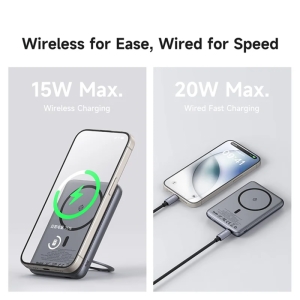  پاور بانک وایرلس 15 وات و تایپ سی 20 وات 5000 مک دودو مدل MC-836 