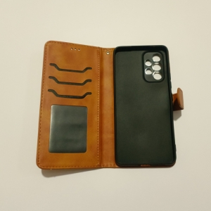 کیف چرمی مگنتی محافظ لنزدار مناسب برای مدل Samsung Galaxy A33