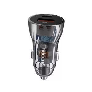  شارژر فندکی فست شارژ ماشین تایپ سی 48 وات طرح شفاف ارلدام مدل ES-CC17 