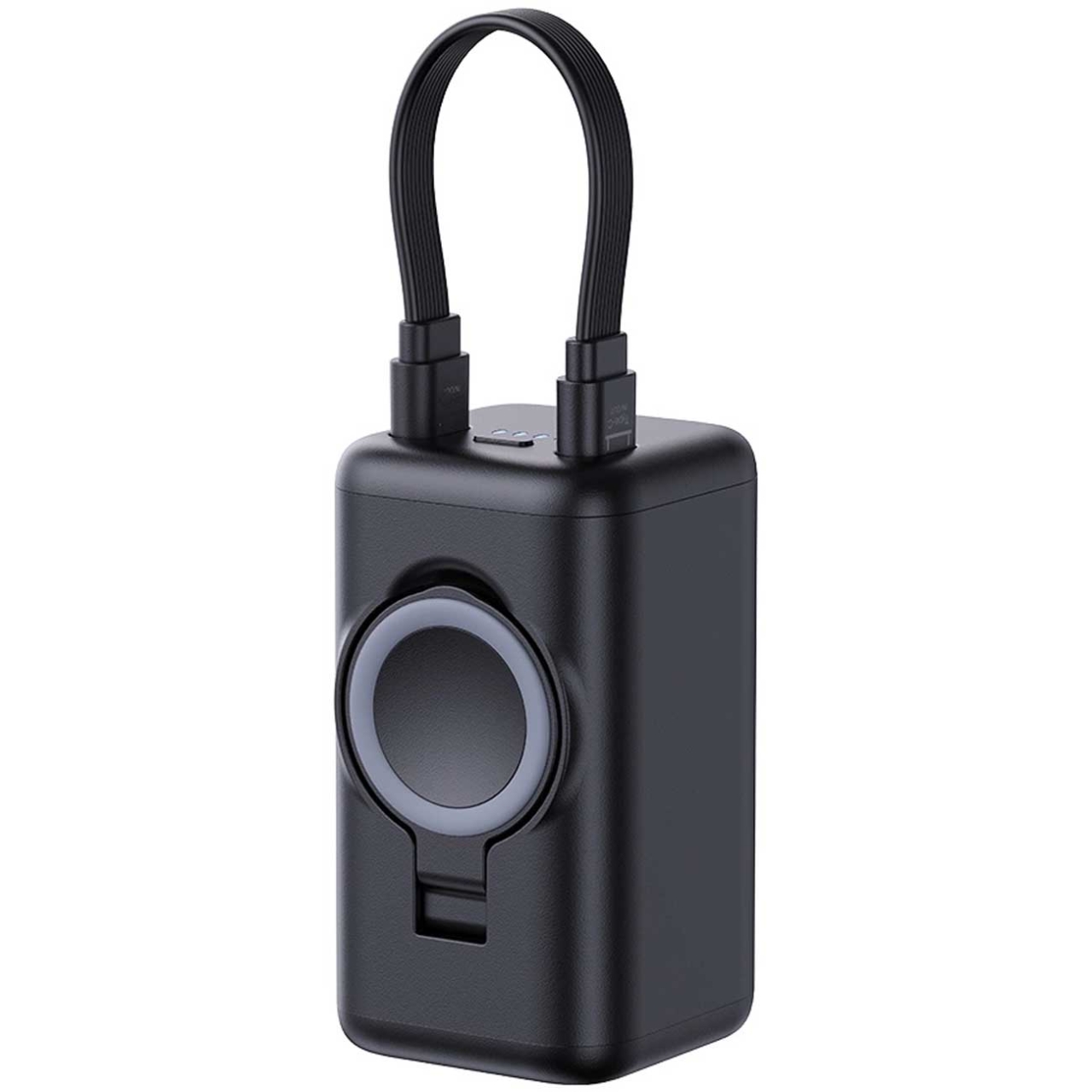  پاوربانک وایرلس ساعت هوشمند و گوشی موبایل 5000 میلی‌آمپر با کابل لایتنینگ جویروم مدل JR-W13 