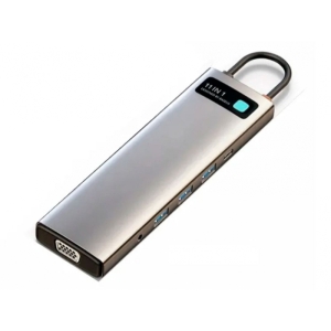  هاب تایپ سی 11 پورت بیسوس مدل Baseus Metal Gleam 11 in 1 Multifunctional Type-C HUB 100W CAHUB-CT0G 