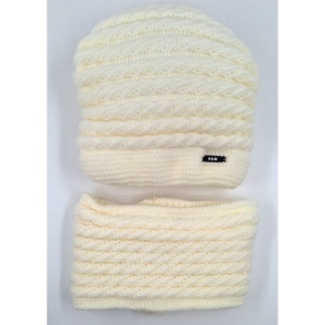 ست کلاه و شال گردن بافتنی سام کد 533