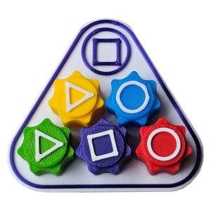 بازی فکری چارپایه مدل یک قل دو قل