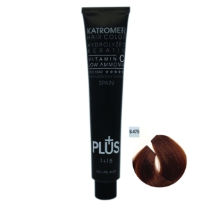 رنگ مو کاترومر شماره 8.475 رنگ بلوند فندقی روشن حجم 100 میلی لیتر