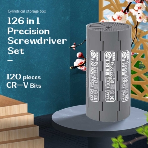  ست پیچ گوشتی آهنربایی استوانه‌ای 126 عددی پرووان مدل Proone PGS101 