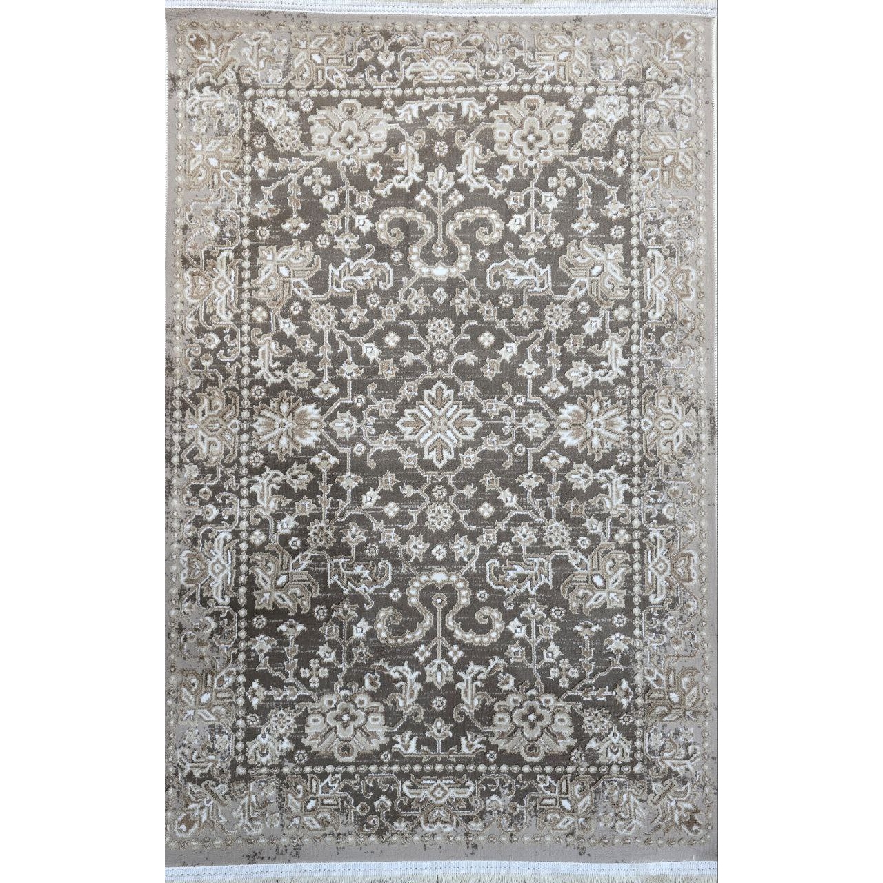 فرش ماشینی سامر طرح ۵۵۱۵ کرم نسکافه ای