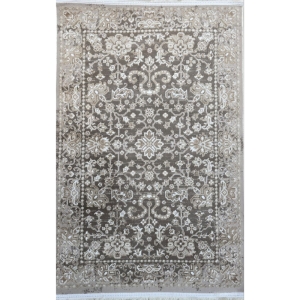 فرش ماشینی سامر طرح ۵۵۱۵ کرم نسکافه ای