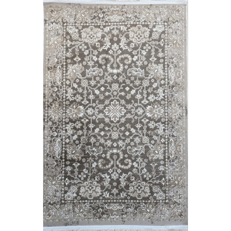 فرش ماشینی سامر طرح ۵۵۱۵ کرم نسکافه ای