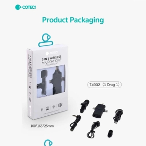  میکروفن بی‌سیم یقه‌ای کوتسی مدل 74002 