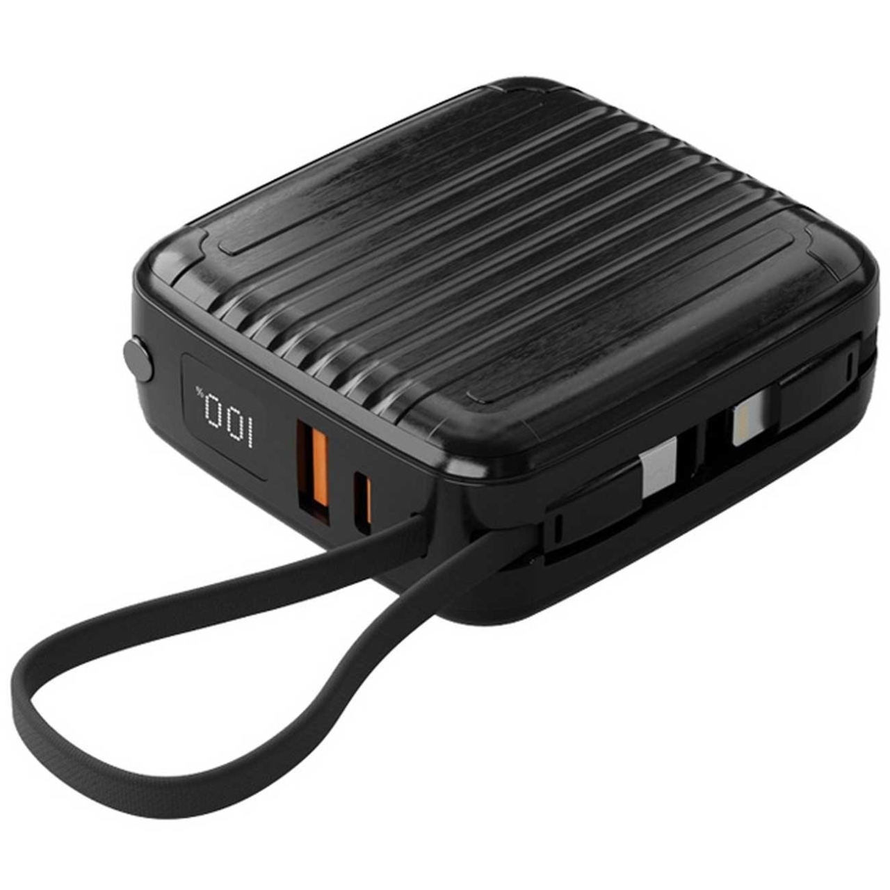  پاوربانک 10000 مگ‌سیف 15 وات، یو‌ا‌س‌بی، تایپ‌سی و لایتنینگ پورودو مدل PD-PBFCH041-BK 