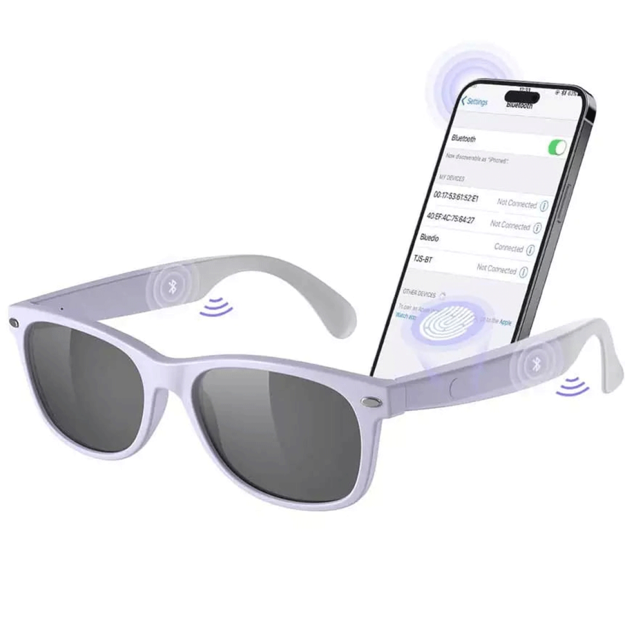  عینک آفتابی هوشمند و هندزفری بی‌سیم ایکس او مدل E11 