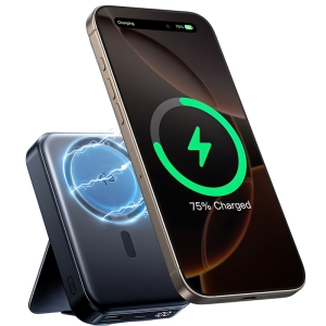  پاوربانک وایرلس مگنتی 15 وات، Type-C و USB فست شارژ 22.5 وات 10000 جویروم مدل JR-PBM11 