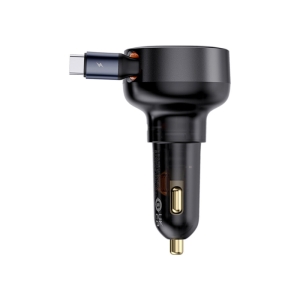  شارژر فندکی فست شارژ ماشین تایپ سی 60 وات بیسوس مدل C00057802111-01 