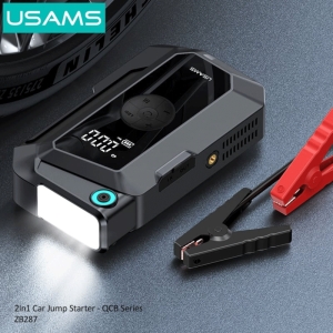  جامپ استارتر، پمپ باد و پاوربانک 8000 میلی‌آمپرساعت یوسامز مدل ZB287 