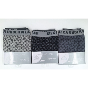 شورت اسلیپ مردانه سیلکا مدل فضایی کد MNT-1990 مجموعه 3 عددی