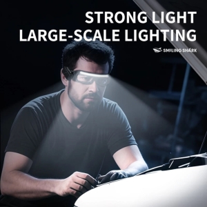 هدلایت سنسوردار و عینک کار اسمایلینگ شارک مدل SmilingShark TD0243