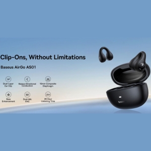  هندزفری بلوتوثی 5.3 گیره‌ای بیسوس مدل AS01 