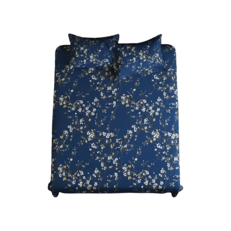 سرویس کاور کشدار تشک طبی دونفره ۳تکه Cheshik مدل آیریس سایز 180*200 سانتی متر