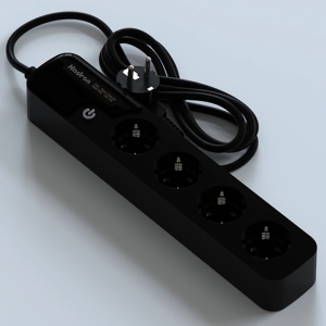  چندراهی و محافظ برق ارت‌دار 3920 وات 4 سوکت هارمونیک هادرون مدل P244 