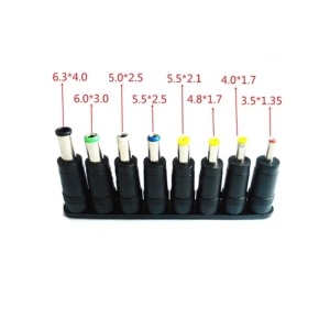 فیش تبدیل آداپتور مدل 5.5mm مجموعه 8 عددی