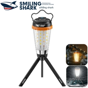  لامپ شارژی و چراغ کمپینگ مغناطیسی 5 حالته اسمایلینگ‌شارک مدل LY8305 