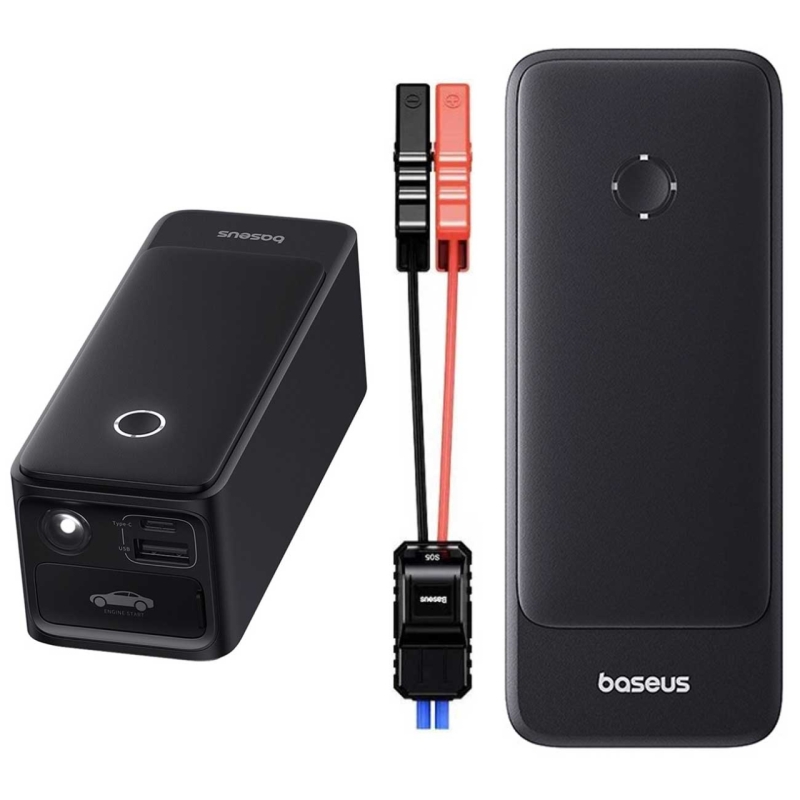  جامپ استارتر خودرو، پاوربانک 6000 میلی‌آمپر و چراغ قوه بیسوس مدل  BS-CH006 C00259200121-00 